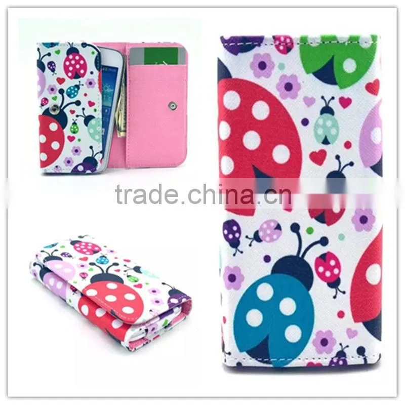 OEM Beautiful Pattern PU Leather Case Cover,Customized Flip Case For Iphone 7