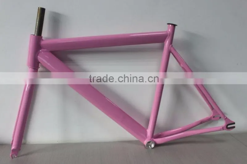 Muti-colors OEM 700C racing fixie bike aluminium fixed gear frame profile