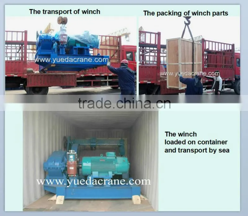 Wire rope electric winch 220V
