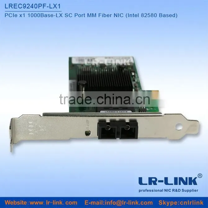 LREC9240PF-LX Intel 82580 PCIe x1 1000Base-LX SC Port MM Ethernet adapter