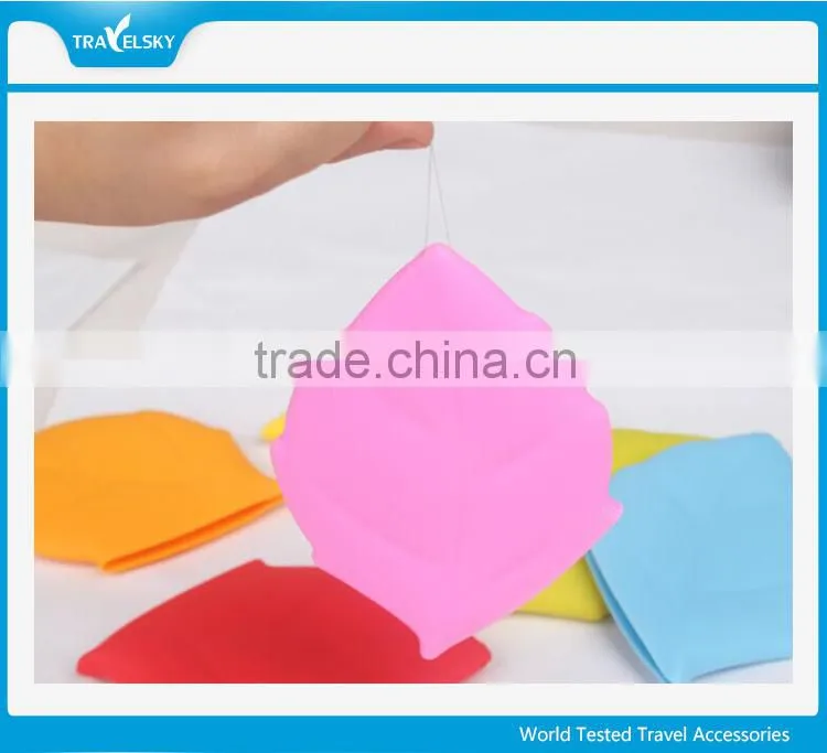 Travel Colorful Foliage Shaped Portable Silicon Cup