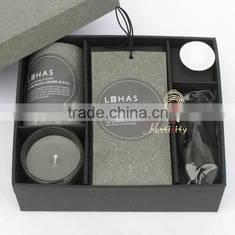 cone incense scented candle gifts set wholesale