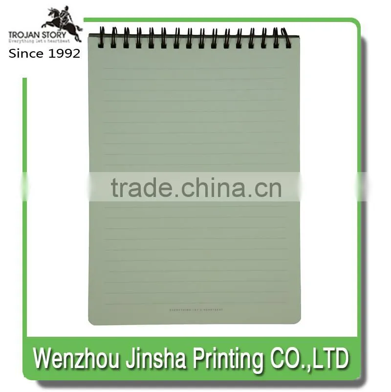School Wholesale Custom Spiral Wire Material Notebook For Promotion
