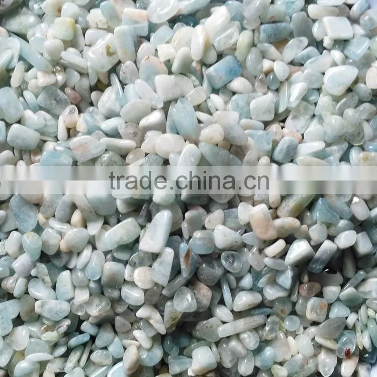 Bulk Wholesale High Polished Aquamarine Tumbled Stone