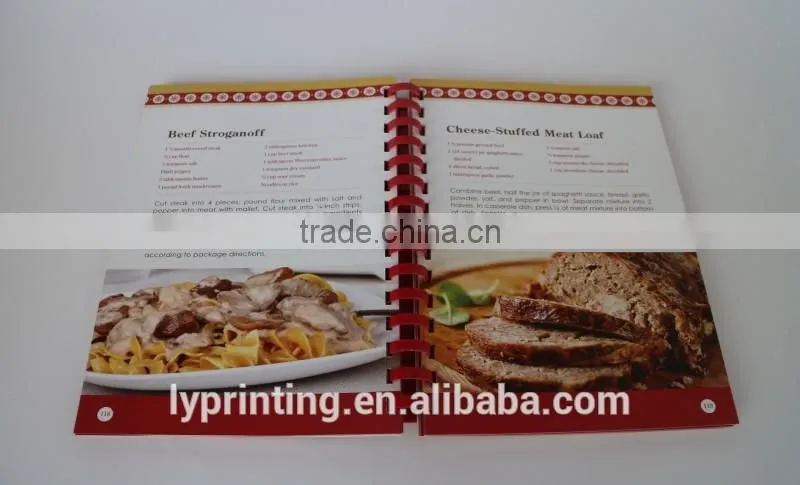 Shenzhen Printing New Design Cookbook, 2015 Fashion Design Book Wholesale