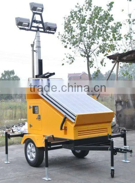 Solar Lighting Tower for construction
