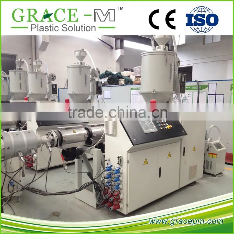 CE approved China high quality 20-160mm hdpe pipe extruder production machine