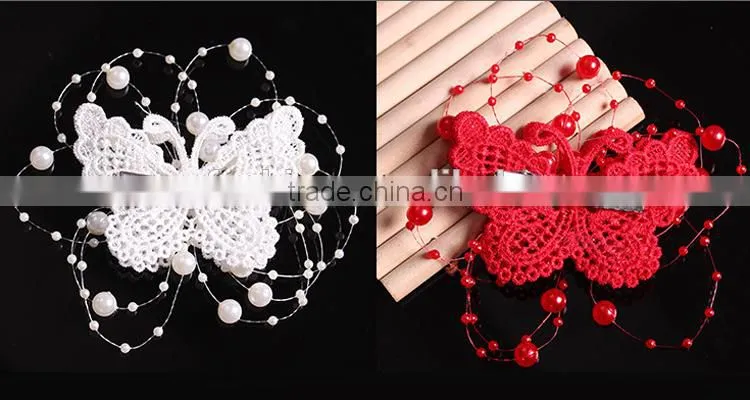 fashion stone hair clips for hair, african butterfly hair clips