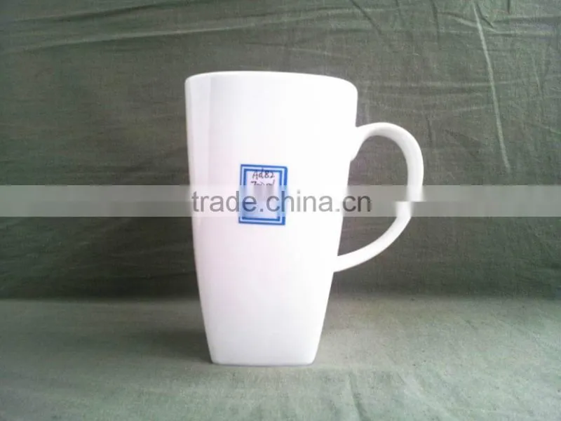 Pure white ceramic coffee mug factory with best price