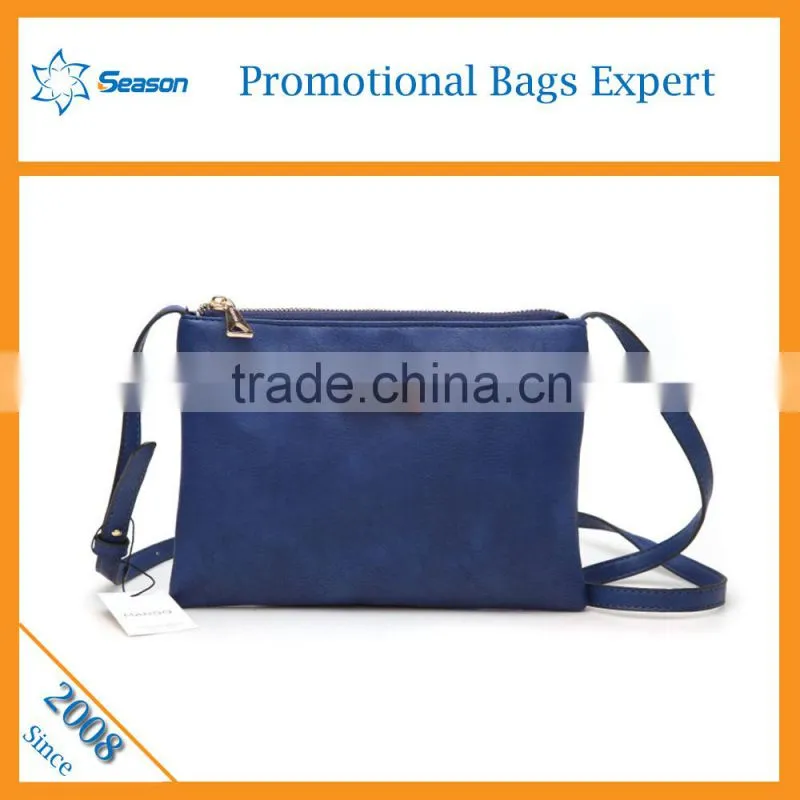 Women fashion long strip shoulder handbag PU bags shoulder bag in stock