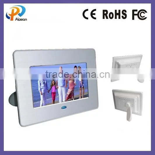cheap 7" metal material advertising lcd screen led display display show picture frames 800*480 16:9 new screen