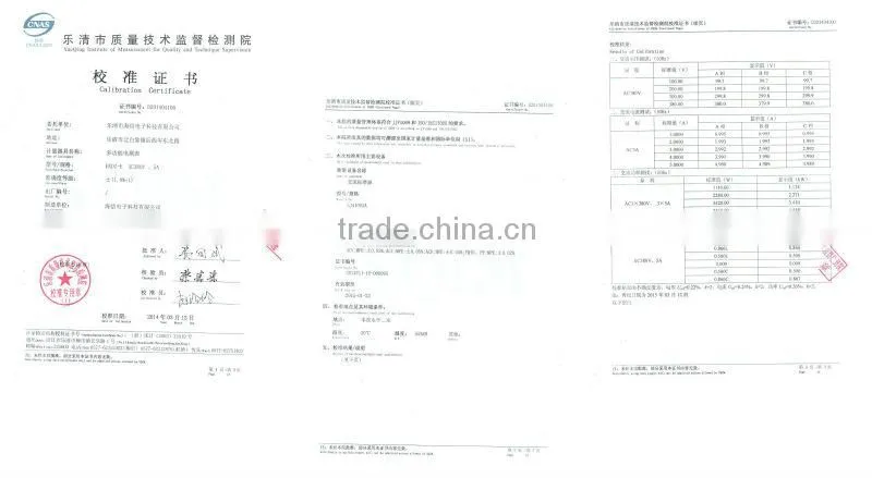LCD Display Three-phase Network Multifunction Power Meter With Transmitting
