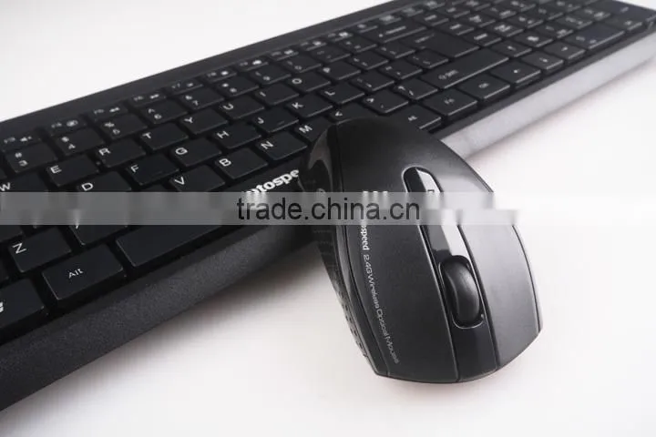 3D embossed mini wireless laptop keyboard mouse