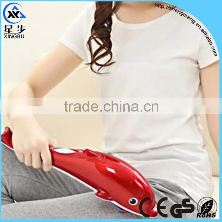 Pain relieve electric handheld dolphins massager