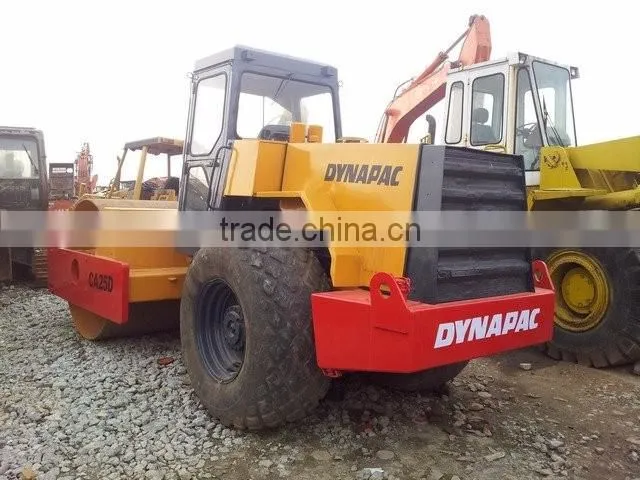 Used Dynapac CA25D Vibratory Road Roller with 10Ton for sale