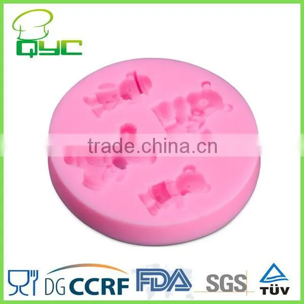Funny Birdie Silicone Resin Fondant and Gum Paste Candle Moulds