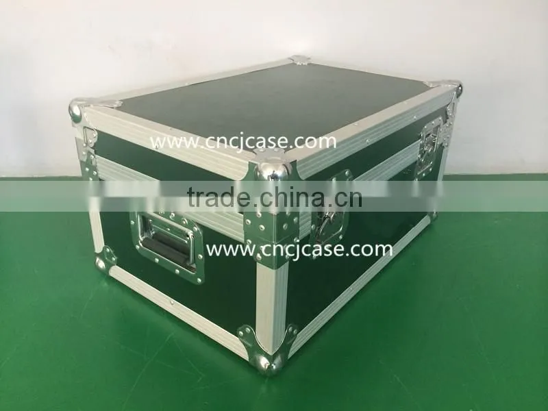 High quality portable army green aluminum instrument case
