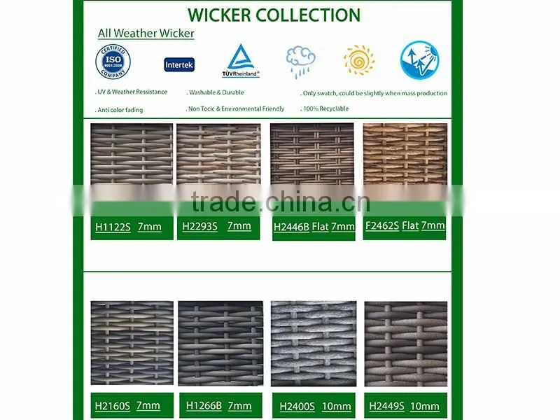 Evergreen Wicker Furniture - Outdoor Modular Wicker Sofa