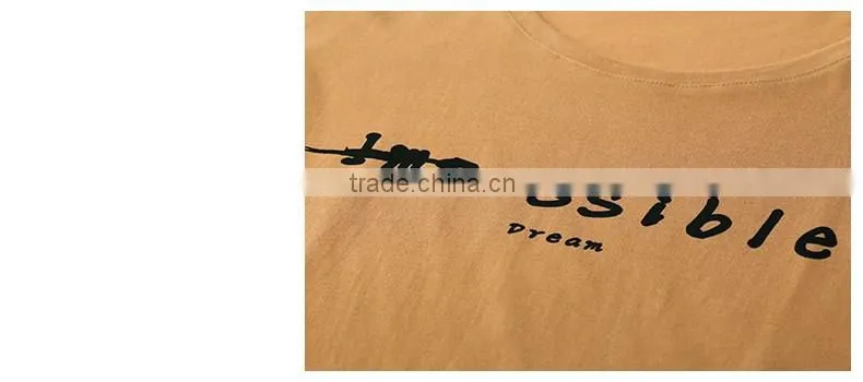 2016 Summer Korean New Fashion print Cotton T Shirt Women, Cheap T Shirt