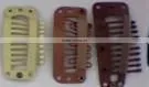 human hair claw/hair clip/with different kinds of color/bright and beautiful
