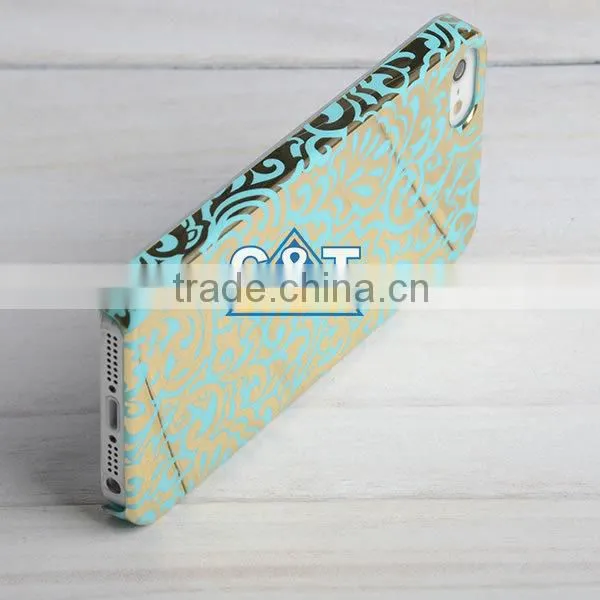 C&T Ultra Thin Plating Mirror Hard Back Cover for iPhone SE