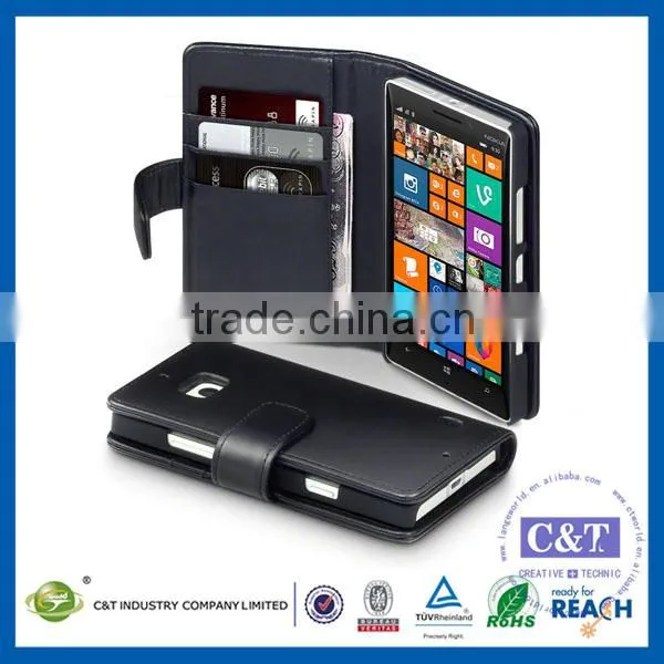 C&T Faux Leather Horizontal Executive Case for Nokia Lumia 930