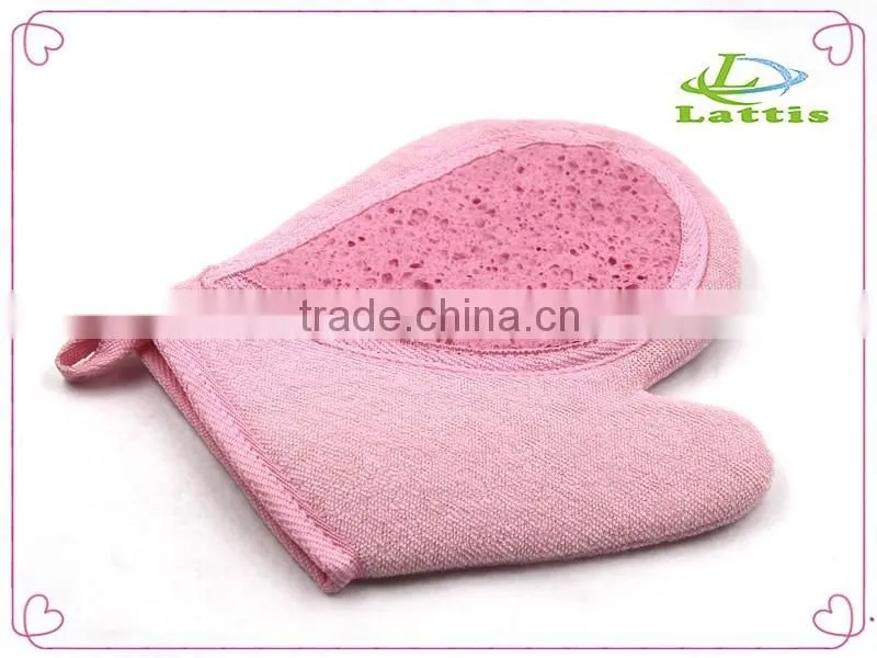 SEDEX Factory custom wholesale cute design child bath gloves/bath glove