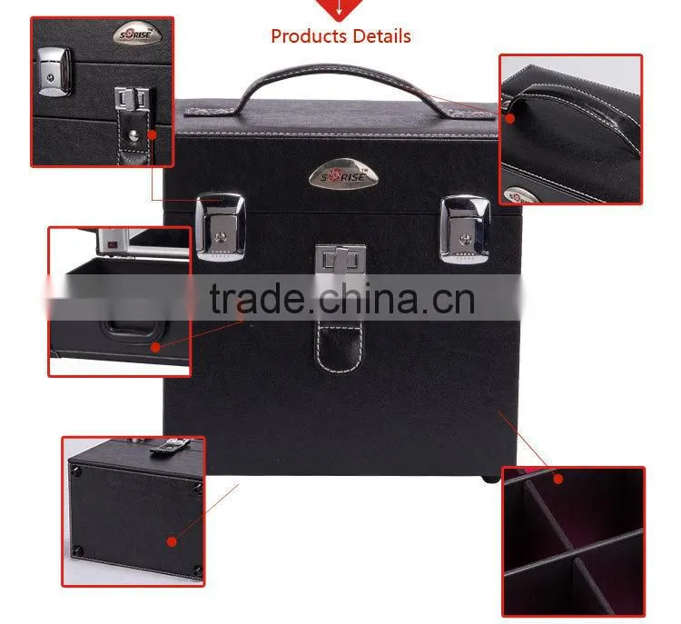 Promotional Hairdressing Makeup Kit Case Nail Polish Organizer Case