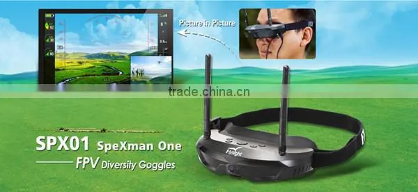 H1536 High Quality Flysight Spexman One SPX01 All-in-one FPV HD Video Goggle / Glasses
