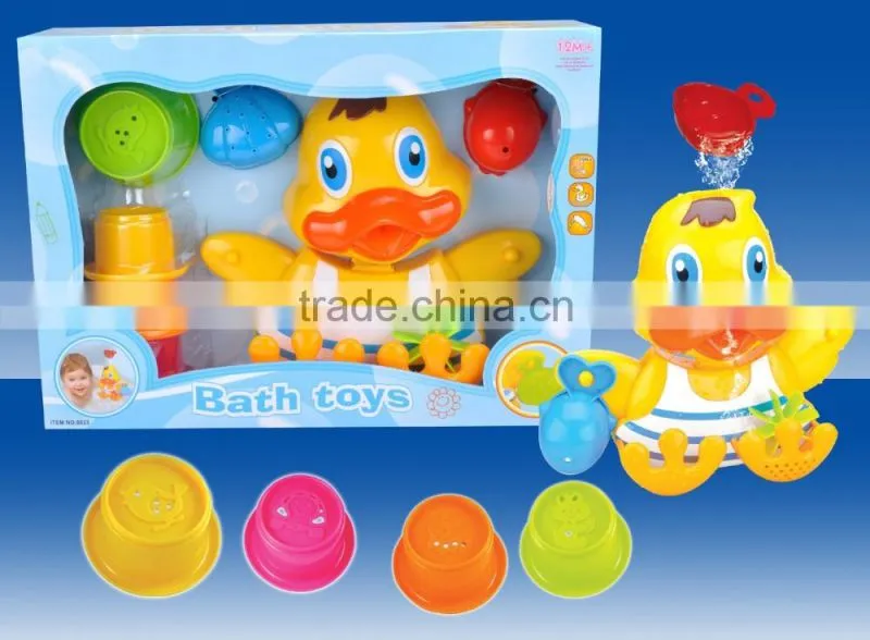 Hot toys 2016 kids baby crib water toys tub town bath toy for babies with ABS materail CE/ROHS fisher price toys