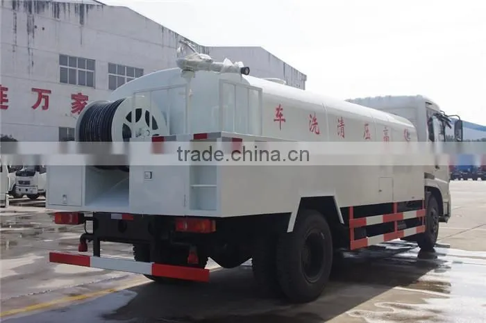 Quality Product cleaning truck DONGFENG 4x2 high pressure cleaning truck