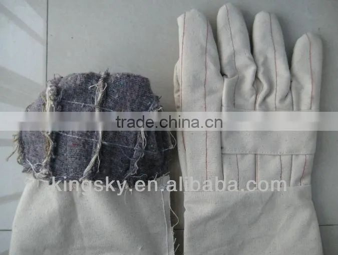 Cotton heat resistant glove anti-heat glove