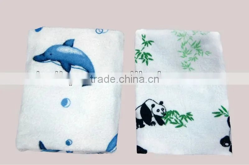 Cheap 21S/2Printed Animal Children Bath Towel