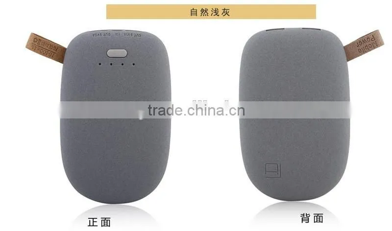 OEM stone shaped cute portable power bank for universal phones 5V/1A ,China-made power bank of gift item