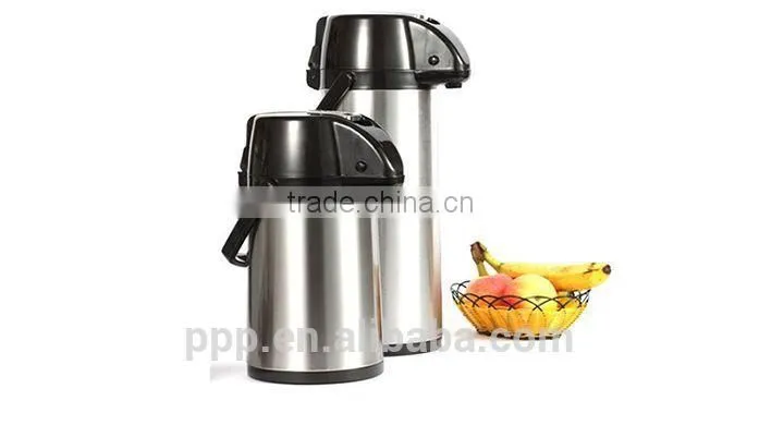 Stainless Steel Body Vacuum Air Pot In Different Sizes With Lever Top
