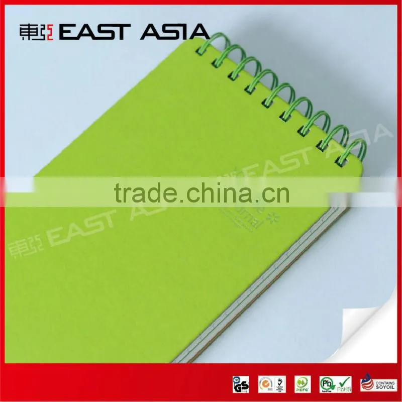 green hard cover notepad printing producer