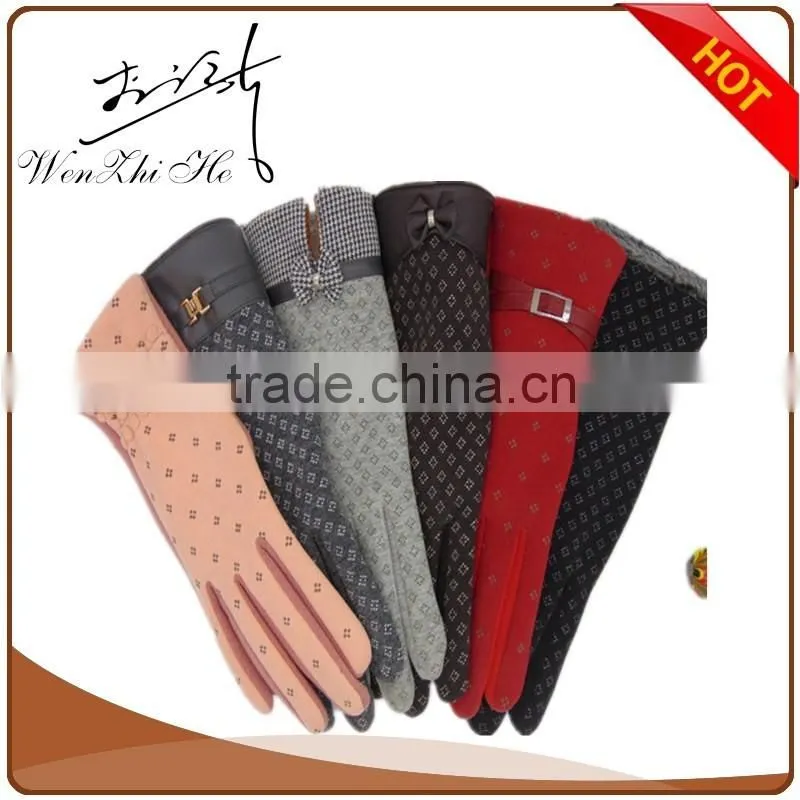 Personalized Elastic Fabric Gloves For Cold Winter