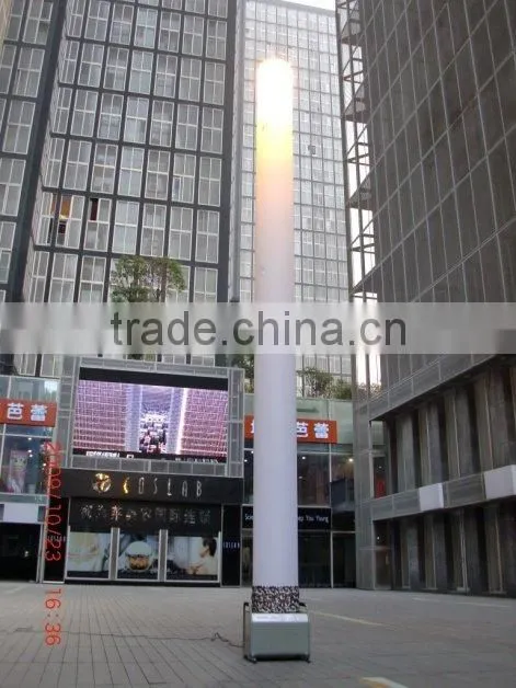 Inflatable portable light column