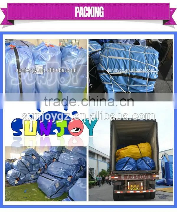 Hot sale giant obstacle commercial inflatable obstacle course for kids