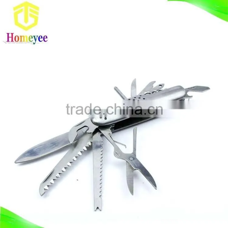 multifunctional outdoor stainless steel camping pocket knife