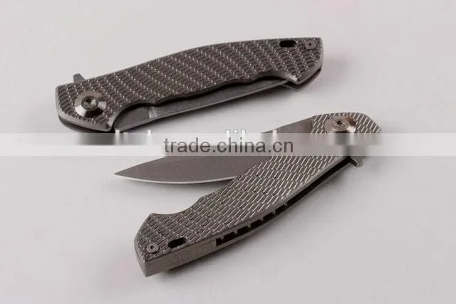 OEM Titanium handle D2 survival knife