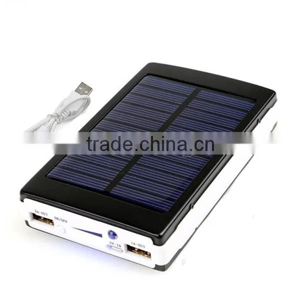 6000mAh Dual USB Solar Charger for Mobile Phone