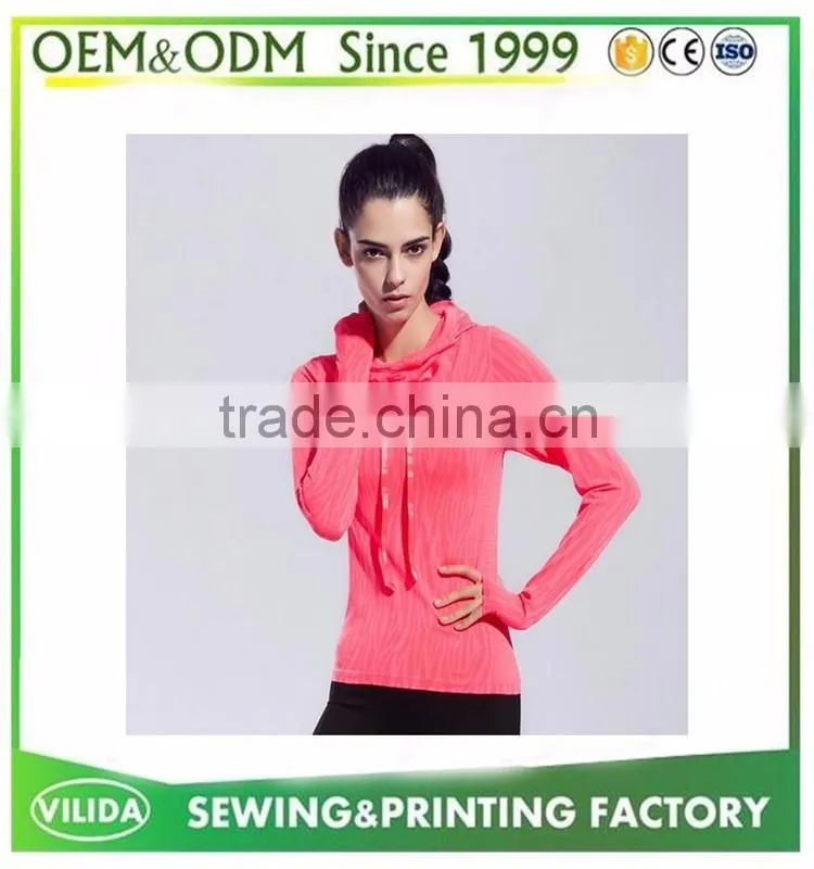 Sport Gym Tank Top Ladies Purple Blank Pullover Hoodies