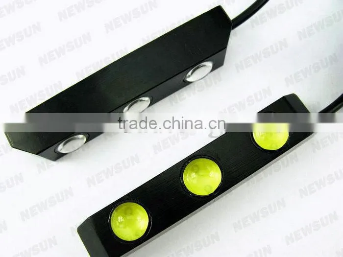 Top quality eagle eyes 12V headlight led daytime running lights 7000K high bright led eagle eyes for all cars