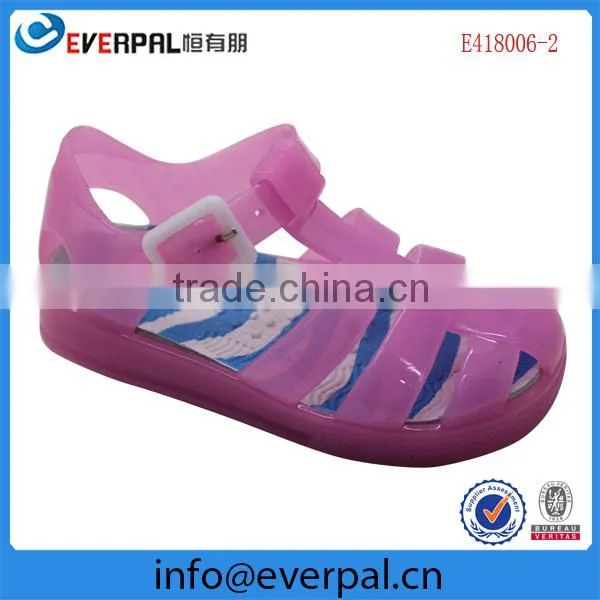 Cheap transparent pvc jelly shoes