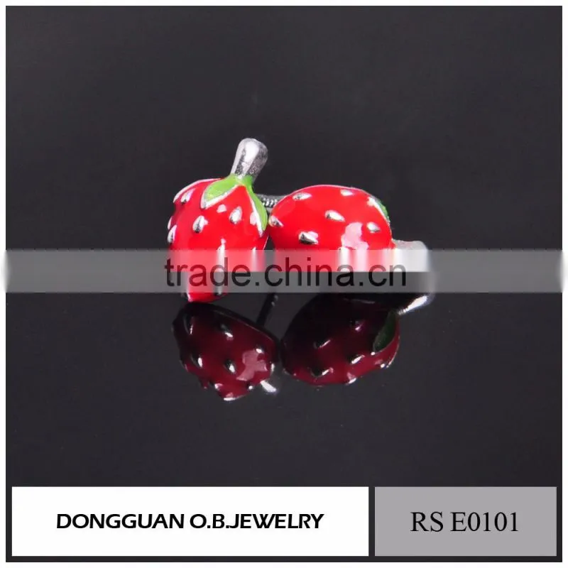 Wholesale European Style Free Shipping Silver Stud Earrings
