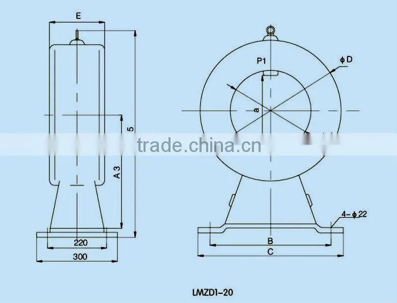 LMZB(3)-20 BUSBAR TYPE ELECTRIC TRANSFORMER