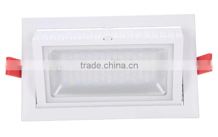 Excellent quality led commercial downlight adjustable rectangular square downlight 28w