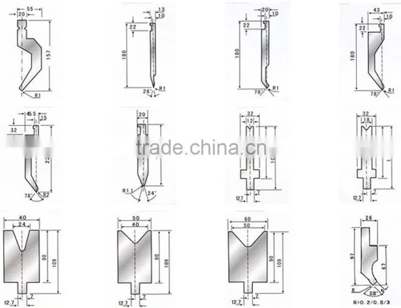 forever press brake machine die