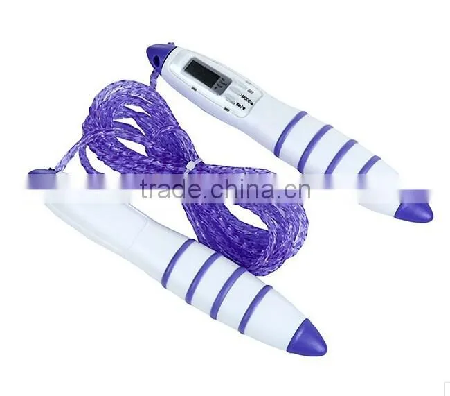 Electric LCD Calorie Jump Rope, Fitness Sports Digital LCD Calorie Counter Timer Jumping Rope